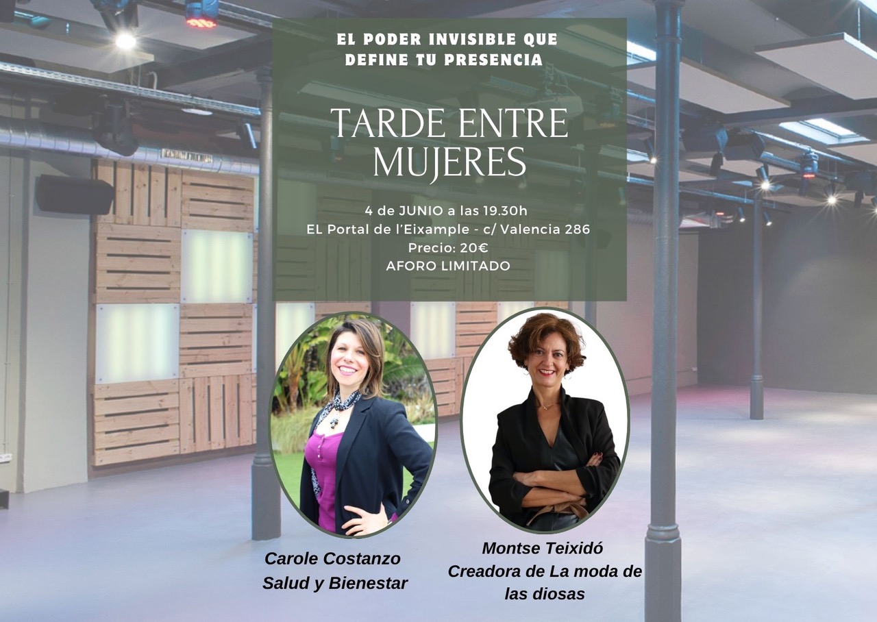 Tarde entre Mujeres — Carole Costanzo y Montse Teixidó en Portal de l'Eixample